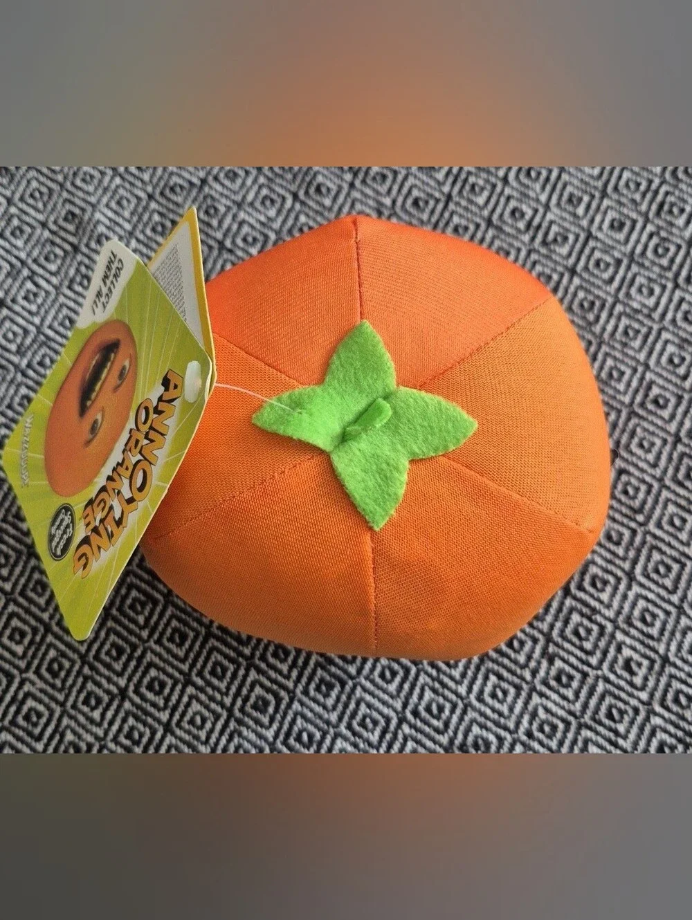 New With Tags 2012 Annoying Orange Talking Fruit Plush Toy